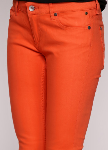 Оранжевые кэжуал демисезонные брюки Element