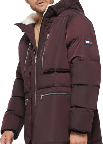 Бордова зимня куртка Tommy Hilfiger
