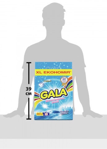 Порошок для цветных тканей Морская свежесть, 4 кг Gala (132543034)