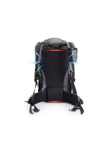 Рюкзак Naturehike Rock NH20BB113 40+5 л Black (6927595765401) Power (252406585)