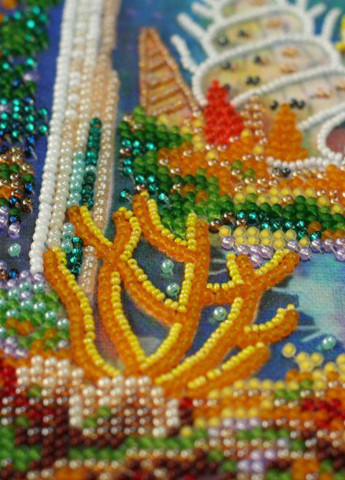 Набор для вшивки бисером на натуральном художественном холсте "Чудо-город" Абрис Арт AB-576 Abris Art (255337294)