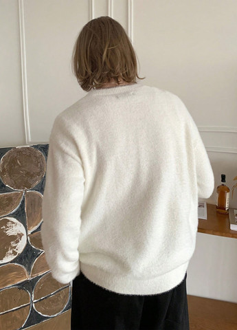 Молочный демисезонный джемпер джемпер SHEIN