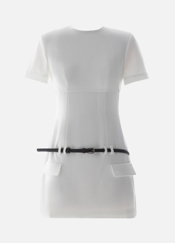 Молочное кэжуал платье футляр Gepur однотонное