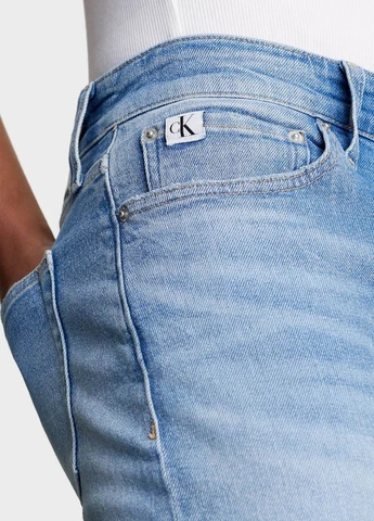 Синие демисезонные слим джинсы Calvin Klein Jeans
