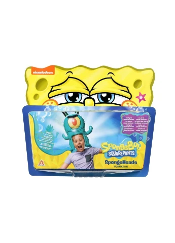 Фигурка SpongeHeads головной убор SpongeHeads SpongeBob Plankton Nickelodeon (252229713)