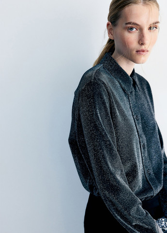 Чёрная блуза H&M