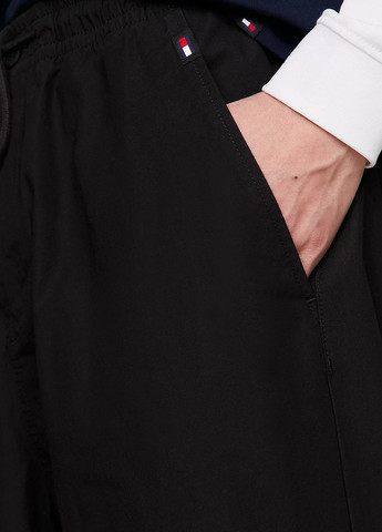 Черные спортивные демисезонные прямые брюки Tommy Jeans