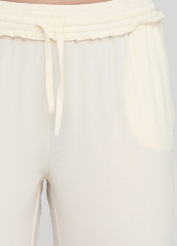 Молочные кэжуал летние зауженные брюки Little Marcel