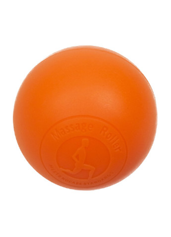 Массажный мячик 6.5 см оранжевый (каучук) для миофасциального релиза и самомассажа EF-MM65-OR EasyFit (243205446)