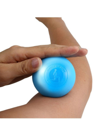 Масажний м'ячик 6.5 см помаранчевий (каучук) для міофасціального релізу і самомасажу EF-MM65-OR EasyFit (243205446)