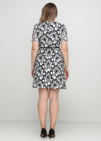 Чорно-білий кежуал сукня Gerry Weber з квітковим принтом