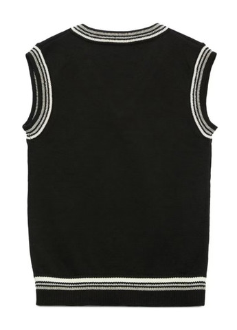 Чорний демісезонний комплект (жилет, юбка) Guess