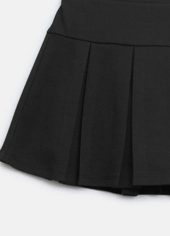 Чорний демісезонний комплект (жилет, юбка) Guess