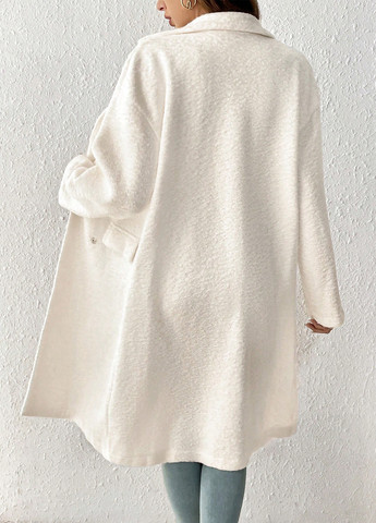 Молочне демісезонне Пальто SHEIN
