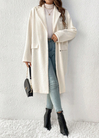 Молочне демісезонне Пальто SHEIN