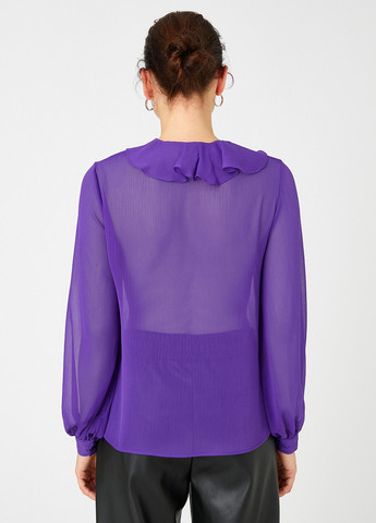 Сиреневая демисезонная блуза KOTON