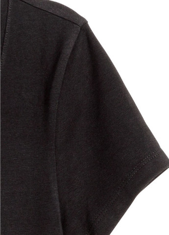 Черное кэжуал платье H&M однотонное