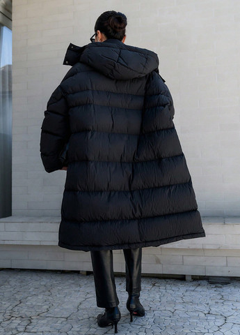 Черная зимняя куртка SHEIN