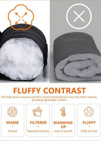 Черная зимняя куртка SHEIN