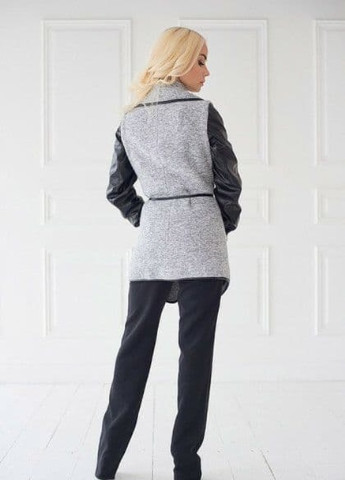 Комбинированное Кэжуал пальто Zaferi однотонное