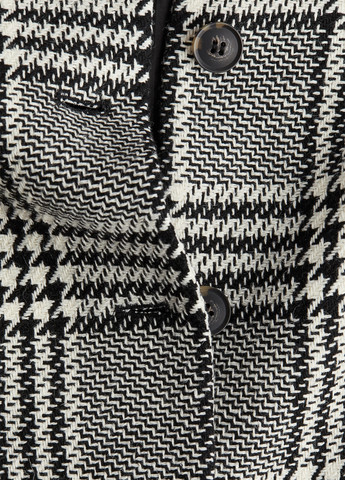 Черно-белая демисезонная куртка H&M