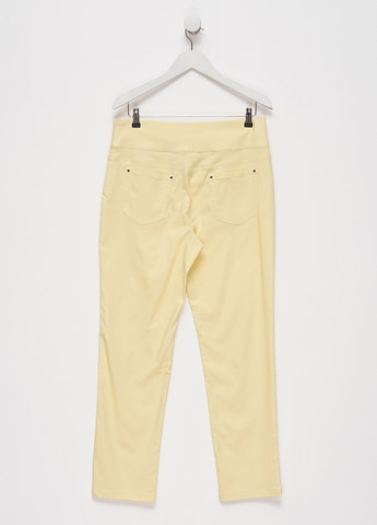 Желтые кэжуал демисезонные зауженные брюки Collection L