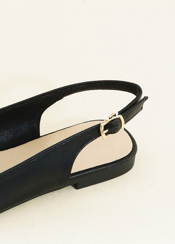 SHEIN Туфли слингбеки черный з искусственная кожа, полиуретан, китай — демисезон (338194196)