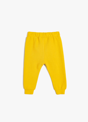 Желтые спортивные, кэжуал демисезонные брюки джоггеры KOTON