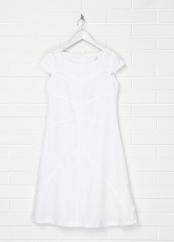 Белое кэжуал платье миди Paper Moon