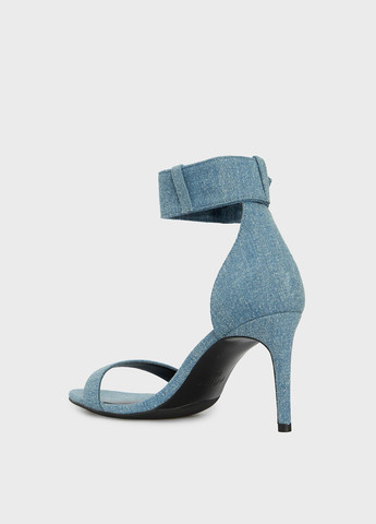 Темно-голубые босоножки PRPY