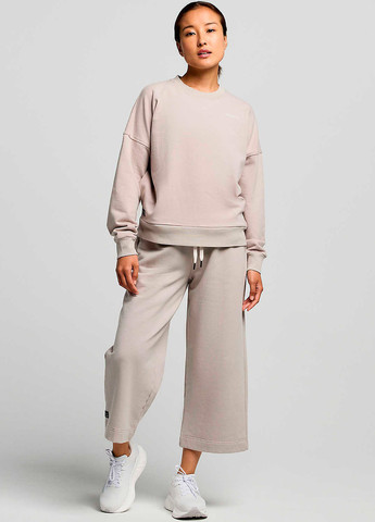 Пудровый свитшот Saucony однотонный нашивки (316111101)