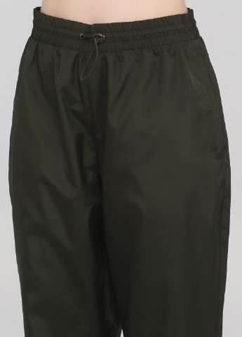 Темно-зеленые спортивные демисезонные зауженные брюки Minimum