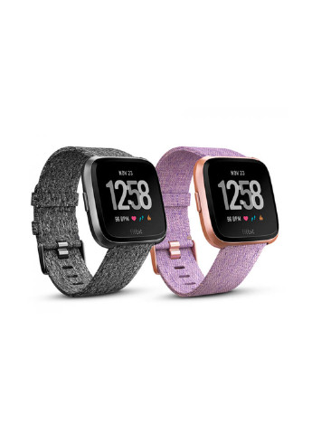 Смарт-годинник Fitbit versa, special edition charcoal woven (fb505bkgy) (144255333)