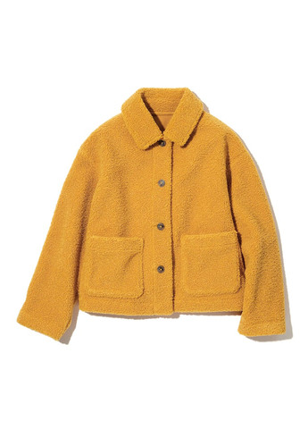 Желтая демисезонная куртка Uniqlo