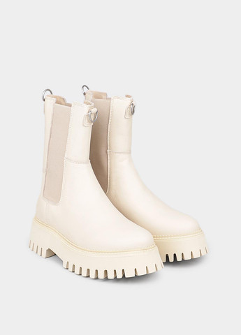 Осенние ботинки челси Bronx с белой подошвой