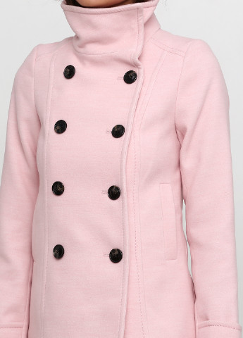 Розовое Джинсовое пальто H&M однотонное