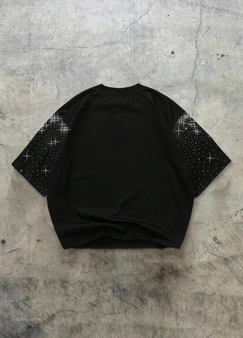 Чорна футболка SHEIN