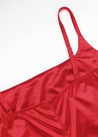 Красное вечернее платье годе SHEIN однотонное