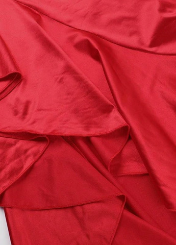 Красное вечернее платье годе SHEIN однотонное