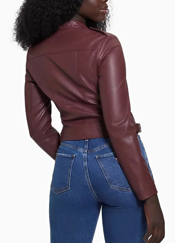 Бордова демісезонна куртка Guess