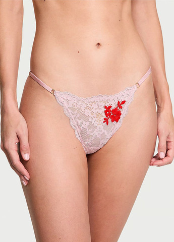 Рожевий демісезонний комплект (бюстгальтер, трусики) Victoria's Secret