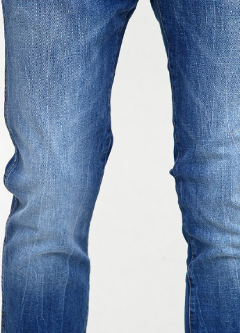 Светло-синие демисезонные прямые джинсы Wrangler