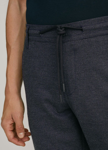 Темно-синие кэжуал демисезонные зауженные брюки C&A