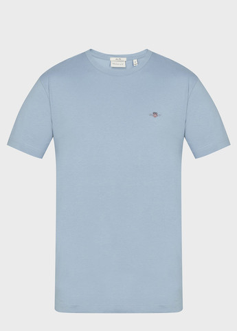 Голубая футболка Gant