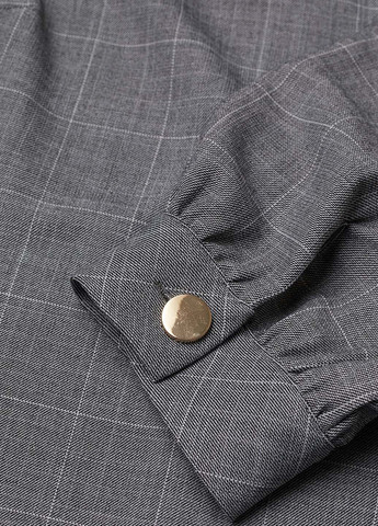 Сіра кежуал сукня футляр H&M в клітинку