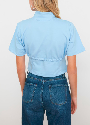 Блакитна блуза AMORI