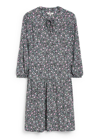 Комбинированное кэжуал платье C&A с цветочным принтом