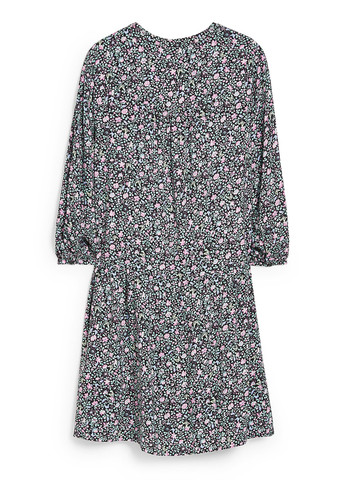 Комбинированное кэжуал платье C&A с цветочным принтом