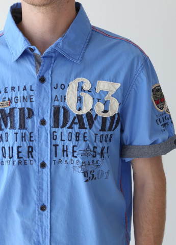 Синяя кэжуал рубашка Camp David