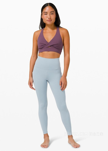 Светло-голубые демисезонные леггинсы Lululemon Athletica